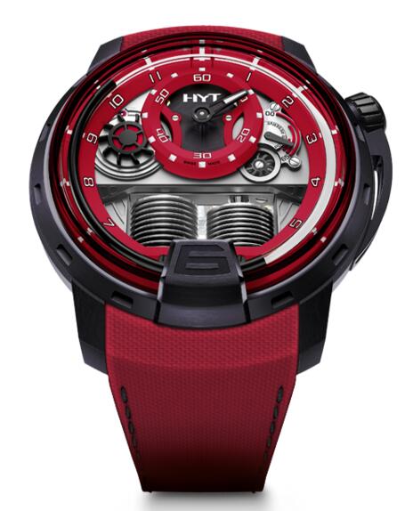Replica HYT H1 colorblock-red 148-TT-80-NF-FR watch